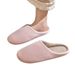 Cixi Soft Sole Silent Women Autumn Winter Indoor Warm Non-slip Plush Home Cotton Slippers Men_vogvips.com