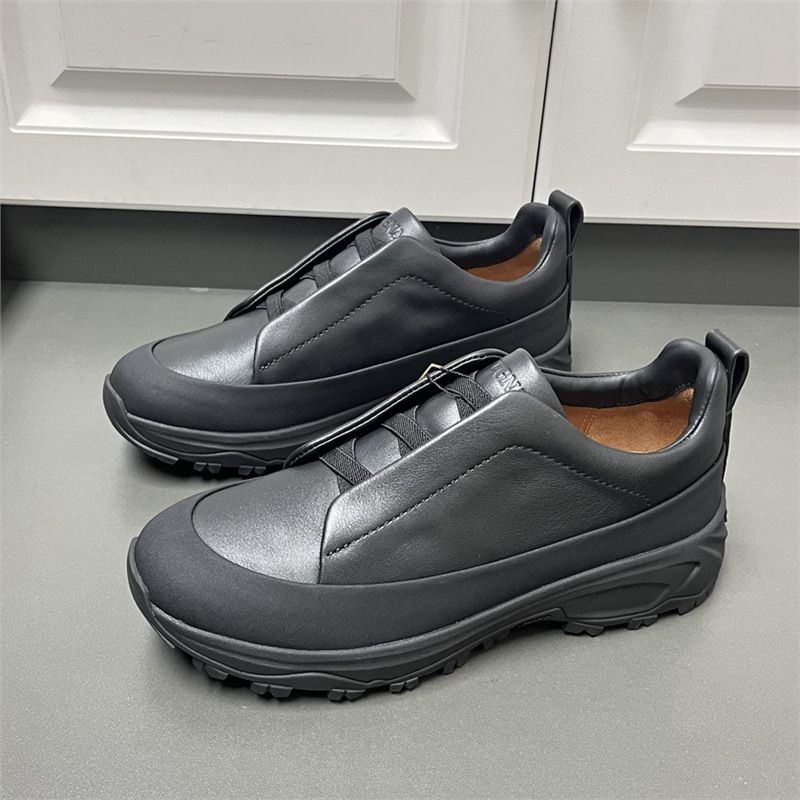 New Men's Shoes From Zz Brand For Foreign Trade, Genuine Leather Suede Casual Shoes, Fashionable And Trendy Slip-On_vogvips.com