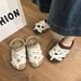 Women's Open-toe Mules For Outdoor Wear, 2026 New Model, Dual-use Sandals, Summer Non-slip Mules, Slip-on Sandals_vogvips.com