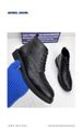 Men's Black Martin Boots Medium Tube Is Not Tired And The Feet Increase Height Men's Tooling Boots Martin Boots_vogvips.com