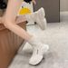Socks Thin 2025 Soft Elastic High Top Shoes Women Knitted Slip-on Thick Bottom Summer Martin Boots_vogvips.com