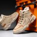 Men's Winter Snow Boots Waterproof Slip-Resistant High-Top Thermal Lined Casual Shoes For Outdoor Hiking_vogvips.com