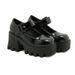 High Heeled Mary Jane Women's 2025 New Item Square Toe, Height Increasing, Small Leather Shoes, Sponge Cake Sole, Thick_vogvips.com