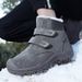 Boys' Extra Thick Snow Boots Outdoor Winter Girls' Northeast Outdoor Snow Boots Plus Velvet Thick Warm_vogvips.com