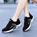 Women's Shoes Autumn Fashion All Match Comfortable Mesh Breathable Casual Sports Shoes All Match Air Cushion Heightening Shoes_vogvips.com