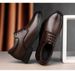 Men's Shoes Inner Height Increase Leather Shoes Gentleman Dress Casual Shoes Low-top Leather Platform Single Shoes_vogvips.com