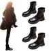Short Women's 2025 Autumn And Winter New British Style Slim Retro Thick-soled Martin Boots_vogvips.com