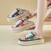 Little White Shoes Female Students Thick-soled Heightening Shoes Mesh Breathable Casual Shoes_vogvips.com