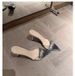 Slippers Women Wear High Heels Sandals In Summer, Thin Heels And Pointed Toes, Love Rhinestone Temperament, Spring And Autumn New Models_vogvips.com