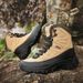 High-top Men Outdoor Lace-up Breathable Comfortable Casual Ankle Boots Men Anti-slip Shock-absorbing Breathable Combat Boots Men_vogvips.com