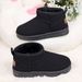 1178225343@qq.com Women's Snow 2025 Winter New Round Toe Large Size Foreign Trade Fleece Shoes Student Flat Short Cotton Boots Wholesale_vogvips.com