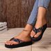 High-grade Casual Fashion Floral Flip-flops_vogvips.com