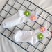Socks Handmade Flower Socks For Women, Curled Wool Flower Socks, Autumn And Winter Warm Mid Tube Socks, Student Sports Socks_vogvips.com