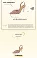 2026 Autumn And Summer New French Pointed Pink Rhinestone Sequins Thin Heel Light Mouth Sandals High Heels Fashion Shoes_vogvips.com