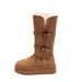 Gray Fleece-Lined Thick-Soled Long Snow Boot For Women 2025 Winter New High Tube Two-Way Wear Foldable Warm Cotton_vogvips.com