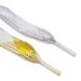 Shoelaces Flat 1.8cm Two Color Metal Wire Shoelaces Polyester Widened And Thickened White Shoes Casual Shoe Rope_vogvips.com
