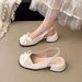 Fairy-style 2026 New Summer French Hepburn-style Sandals For Women To Wear With Dresses, Chunky-heeled Leather Shoes_vogvips.com