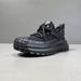 Workwear Summer Fly Woven Breathable Casual Sports Versatile Men's Thick Soled Trendy Dad Shoes_vogvips.com
