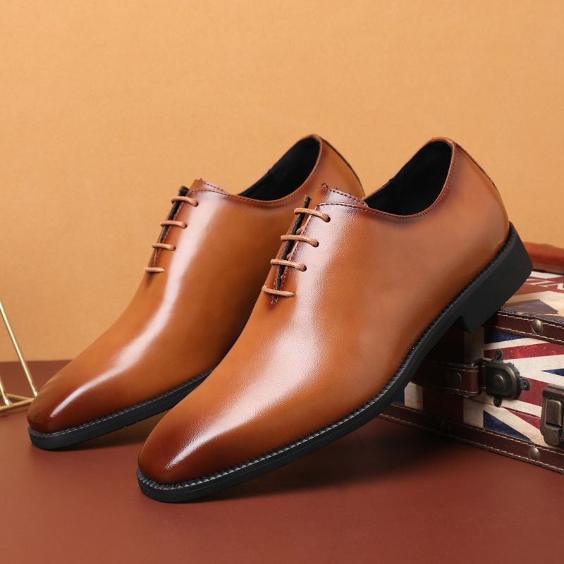 Fashion dress shoes Plus size business men's shoes_vogvips.com