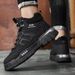 European Warm Series Autumn Winter New Leather Fahion Trend Veratile Yellow Martin High Top Outdoor Height Increaing Motorcycle Men'_vogvips.com