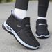 Shoes Winter Snow Velcro, Women's With Fleece Lining, Thickened Short Boots, Warm Outdoor Cotton Boots_vogvips.com