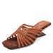 French-style Thin-strap Fashion Sandals With Square Toe And Unique Heel Design, New Summer Outdoor Women's Slippers_vogvips.com