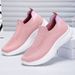Women's Versatile Spring New Fly-knit Running Breathable Sports Shoes, Comfortable Trendy Women's Shoes With Soft Soles_vogvips.com