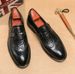 Euro Step Men's Brogue Leather Summer Breathable Korean Style Business Casual Hollow Out Suit Wedding Groom Shoes Formal Horsebit_vogvips.com