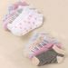 10 Pairs Colorful Ankle Socks For Kid- Soft Comfortable Boys' Girls' Socks, Featuring Stripes And Heart-shaped Patterns_vogvips.com
