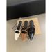 Women's Pointed Toe French Style Fairy Soft Leather Flat Mules For Summer Outdoor Wear_vogvips.com