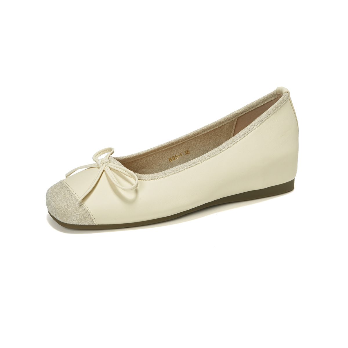French Fairy Style Bow Inner Height-increasing Single Shoes Female Shallow Mouth Gentle Evening Ballet Shoes_vogvips.com