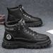 Spring And Autumn Personality Wear-resistant High-top Martin Korean Version Versatile Boots Thickened Lightweight Casual_vogvips.com