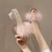 Furry For Women Summer Outdoor 2025 New Fairy Style One-Strap Crystal Chunky French High Heel Sandals_vogvips.com