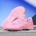 New rotary buckle children's soccer shoes men's broken nails youth students lace-up sneakers_vogvips.com