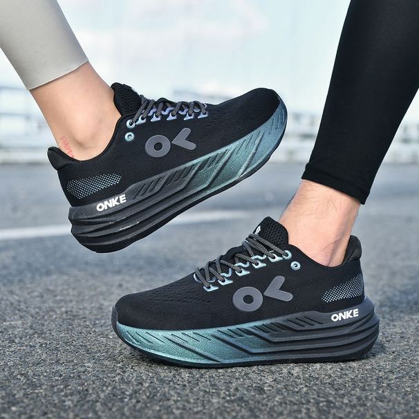 Women Lightweight White Yellow Gradient Mesh Running Shoes With Breathable Upper Daily Outfit_vogvips.com