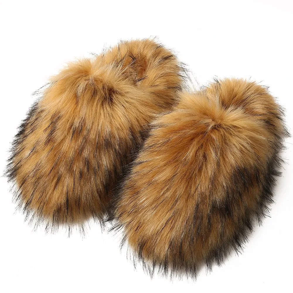 Snow Warm Winter Anti-Raccoon European And American Plus Size Women's Mid-Calf Cross-Border Thickened Fur Boots_vogvips.com
