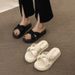 Fairy-style Soft-soled Height-increasing Slippers For Women, 2026 Summer New Fashion Thick-soled One-strap Outdoor Beach_vogvips.com