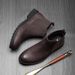 European Warm Series Winter High-top Shoes British Genuine Leather Ankle Versatile Men's Martin Casual Boots Trendy_vogvips.com