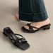 French-style Square-toed Open-toe Women, Spring-summer New Model, Gentle Fairy Style, Suitable For Pairing With_vogvips.com