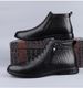 Men's Shoes Casual Leather Shoes Men's Soft-soled Lazy Shoes Warm Fleece Short Boots Medium Help Tooling Shoes Martin Boots_vogvips.com