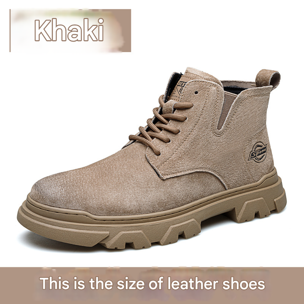 European Warm Series 2025 New Martin For Men Trendy Fashion Work High-end High-top Boots Men's Shoes_vogvips.com