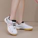 Summer Table Tennis Shoes For Men Large Size 46 White Tennis Sneakers Women Lace-Up Platform Men's Badminton Shoes Tenis Hombres_vogvips.com