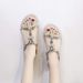 2025 New Summer Bohemian For Women, Wedge Heel With Rhinestones, Versatile Flat Beach Roman Sandals_vogvips.com