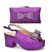 Bow embellish round head and tie thick sandals with the same color style dinner clutch bag_vogvips.com