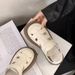 Roman Sandals For Women Summer Half Slippers Home Non-Slip Fashion Versatile Beach Two-Way Wear Thick-Soled Clogs_vogvips.com