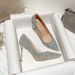 2025 New Model Xiuhe Main Dress, Two-Way Bridal Crystal Dress With Evening Gown, Stiletto Heel Wedding Shoes, Pointed_vogvips.com