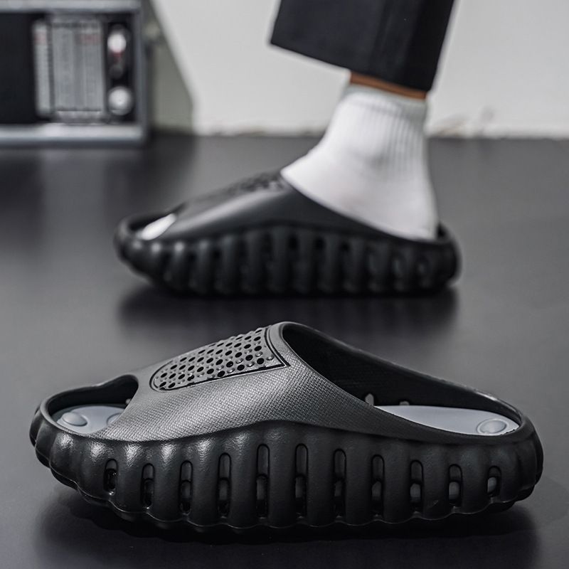 hot Free Delivery Slippers Fashionable Solid Color Men's Drag Casual And Comfortable Foot Feel Anti Slip_vogvips.com