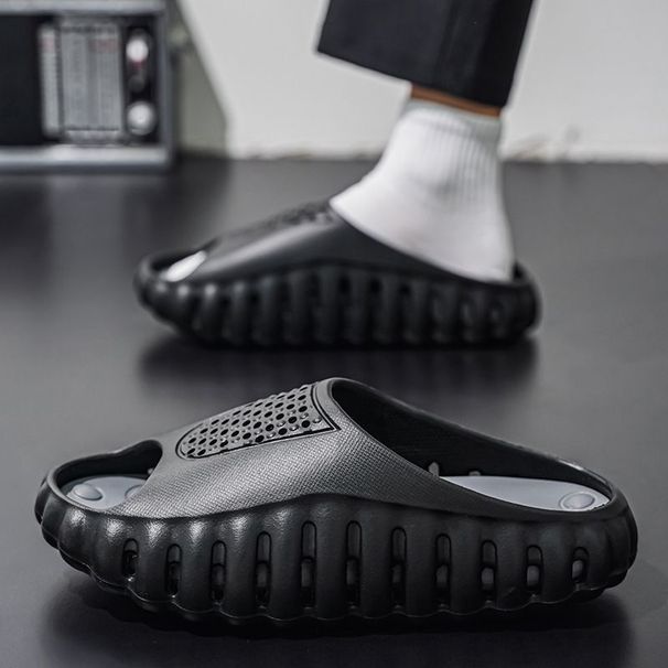 hot Free Delivery Slippers Fashionable Solid Color Men's Drag Casual And Comfortable Foot Feel Anti Slip_vogvips.com