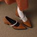 French-style Chunky Heel High Heels Silver Pointed-toe Women's 2026 New Summer Model To Match Skirts, Medium-heel Mary_vogvips.com