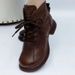 2025 Autumn New Short Thick Sole Martin Casual Lace-up Ankle Boots Low Heel Fleece Women's Shoes_vogvips.com